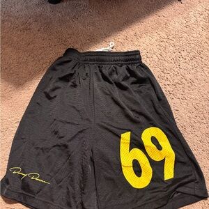 Black and Yellow Men's Shorts